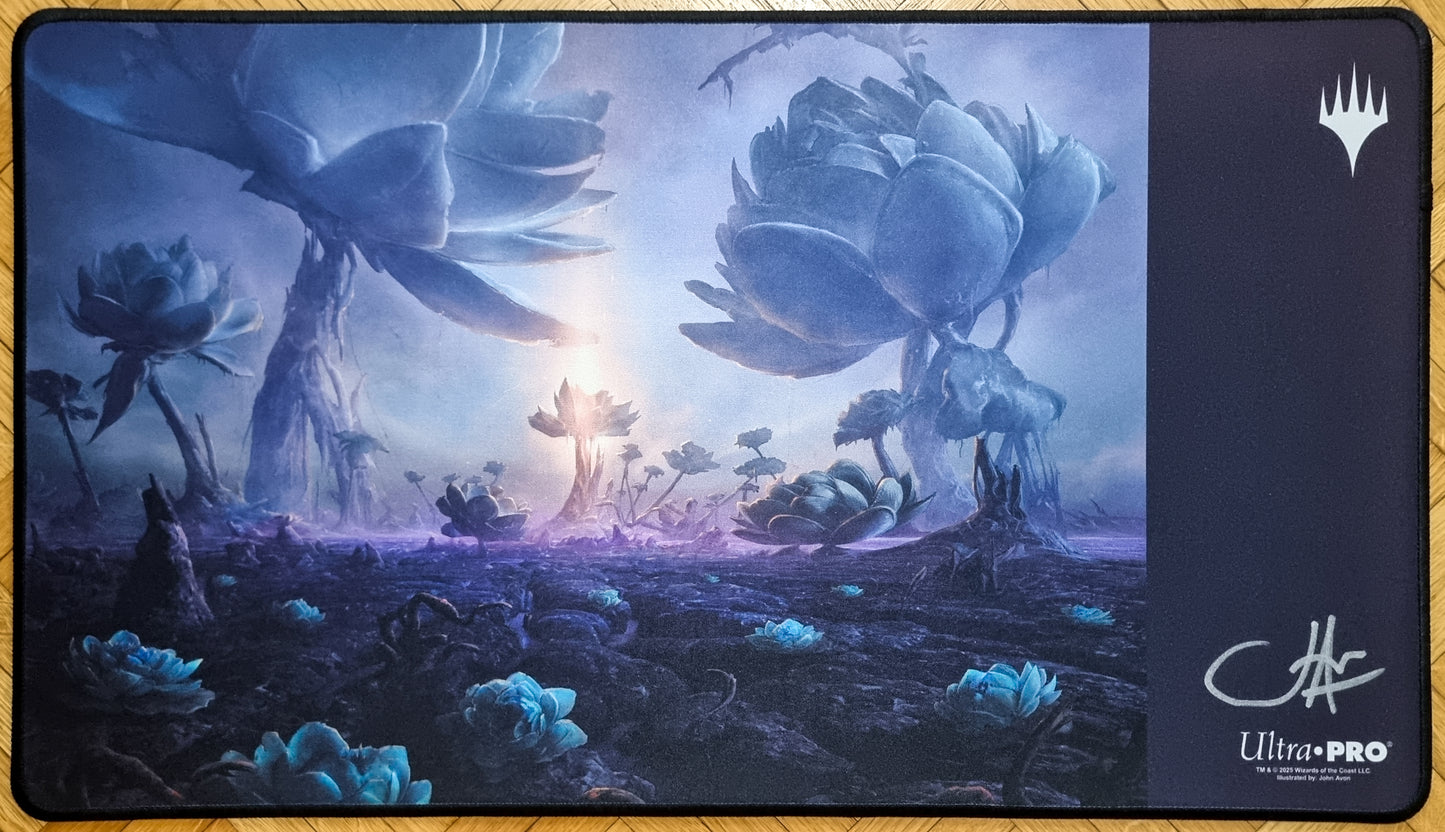 Lotus Swamp - John Avon - Limited Edition [500 Copies] Stitched & Signed MTG Playmat