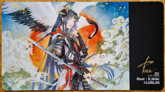 LUNLUN Original Playmat - Shiki Keita - Signed MTG Playmat