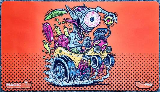 Fblthp Riding a Hot Dog - Jon Vermilyea - MagicCon Chicago 2025 - MTG Playmat