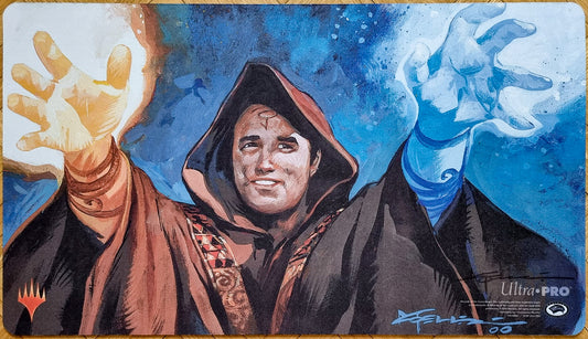 Meddling Mage - Christopher Moeller - Signed by the Artist - MTG Playmat