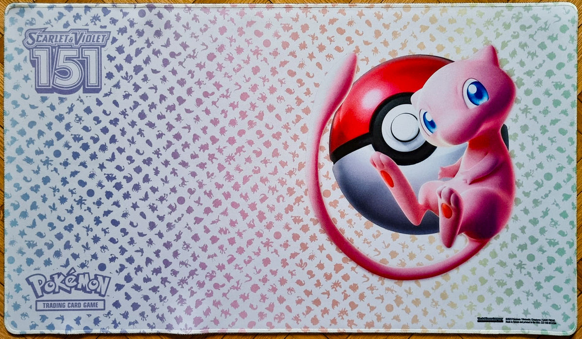Mew Scarlet & Violet 151 Silhouettes Pokémon Playmat MtgPlaymats