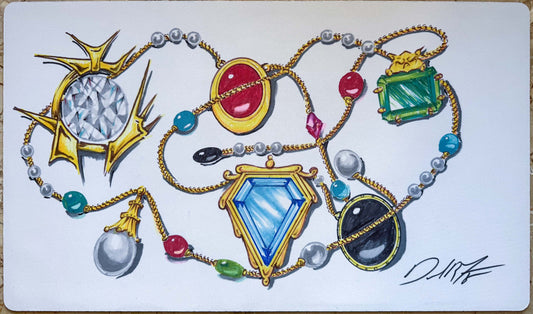 Moxen [V4] - Dan Frazier - Hand Drawn & Signed MTG Playmat