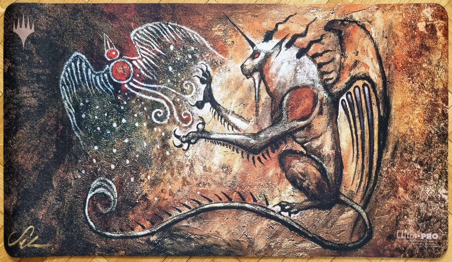 Mythos of Illuna - Seb McKinnon - Signed MTG Playmat