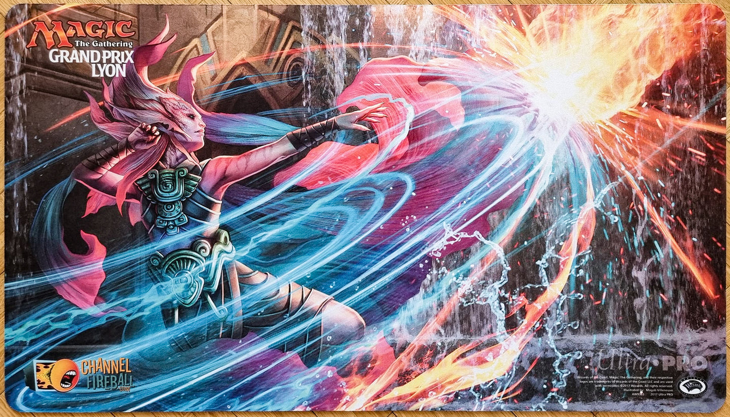 Negate - Magali Villeneuve - Grand Prix Lyon 2018 - MTG Playmat