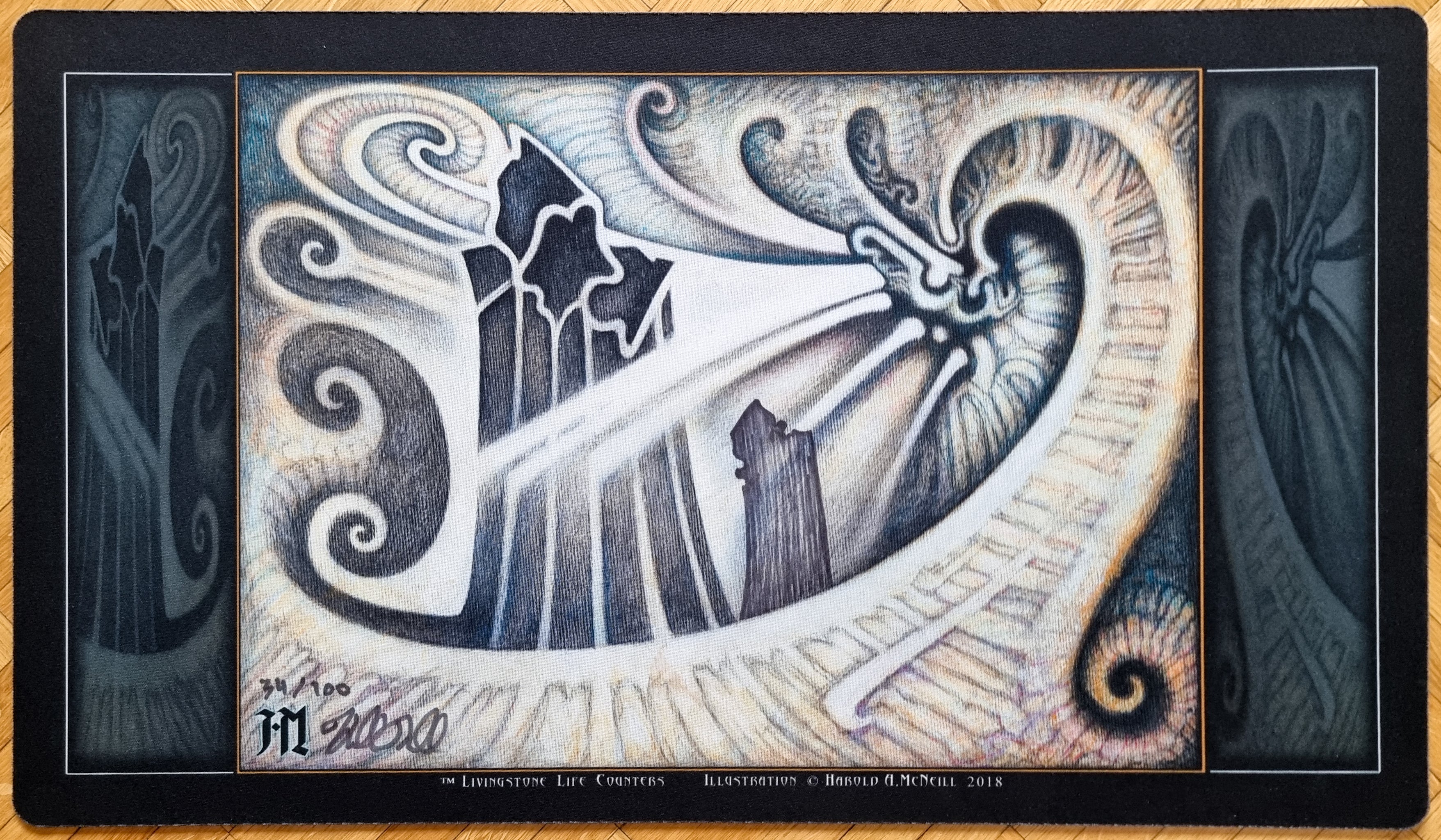 MTG Nether Void プレイマット　アーティスト 限定版 サイン Nether Void - Signed Limited Edition – MTGPlaymats