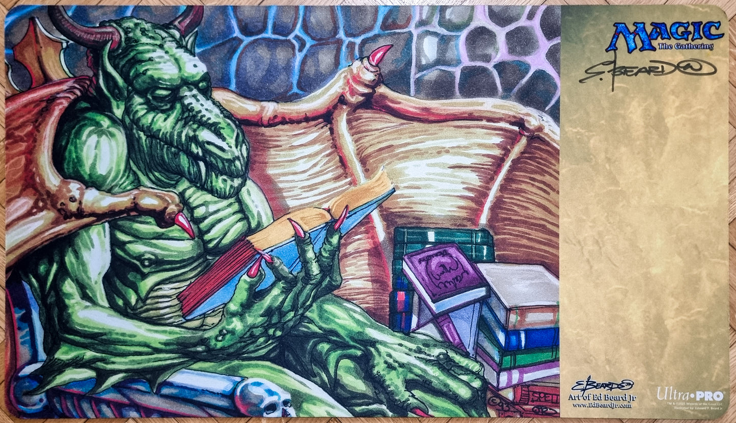 Nicol Bolas - Edward P. Beard Jr. - Signed MTG Playmat