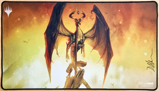 Nicol Bolas, Planeswalker - D. Alexander Gregory - Signed & Stitched MTG Playmat