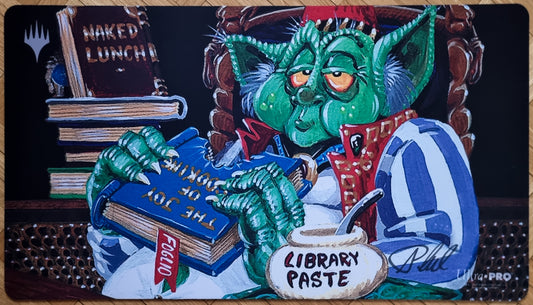 Orcish Librarian - Phil Foglio - Signed MTG Playmat
