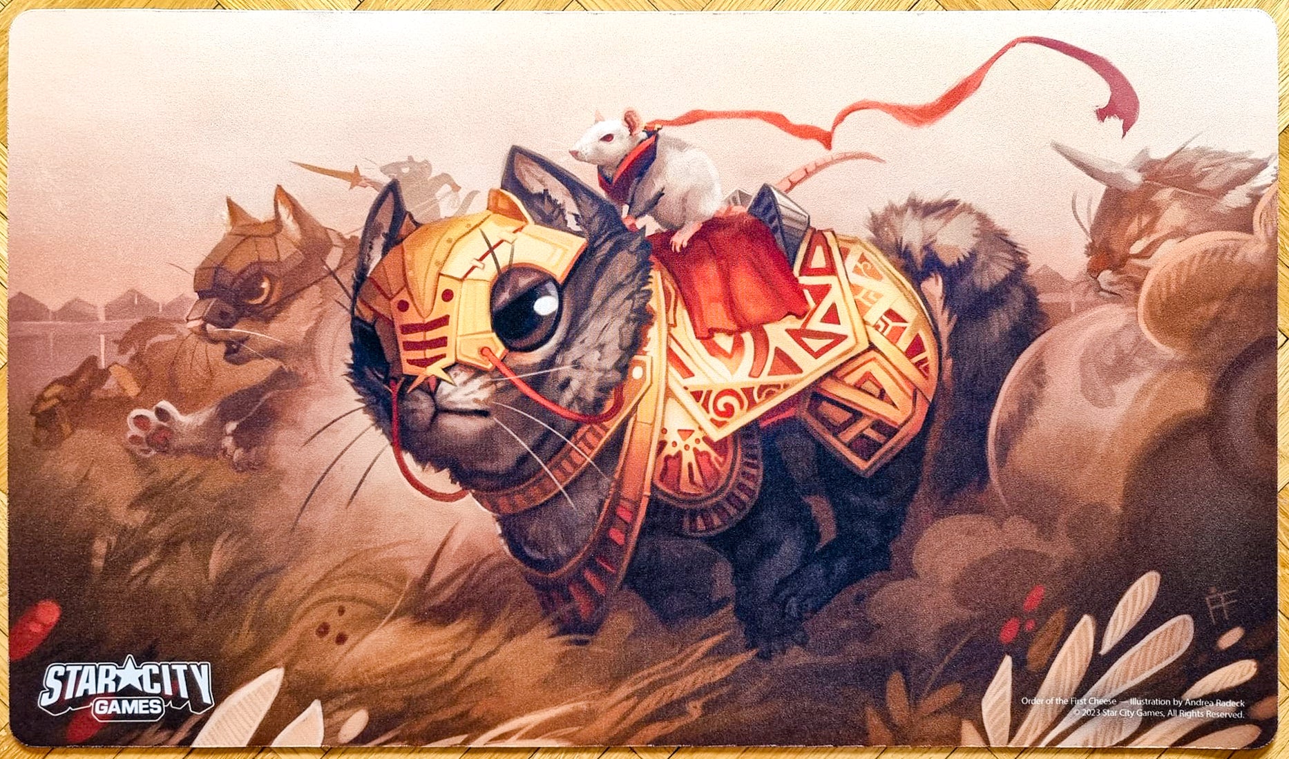 Order of the First Cheese - Andrea Radeck - Creature Collection - MTG Playmat