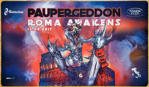 Paupergeddon Roma Awakens - Mezzocielo - Rome 2017 - MTG Playmat