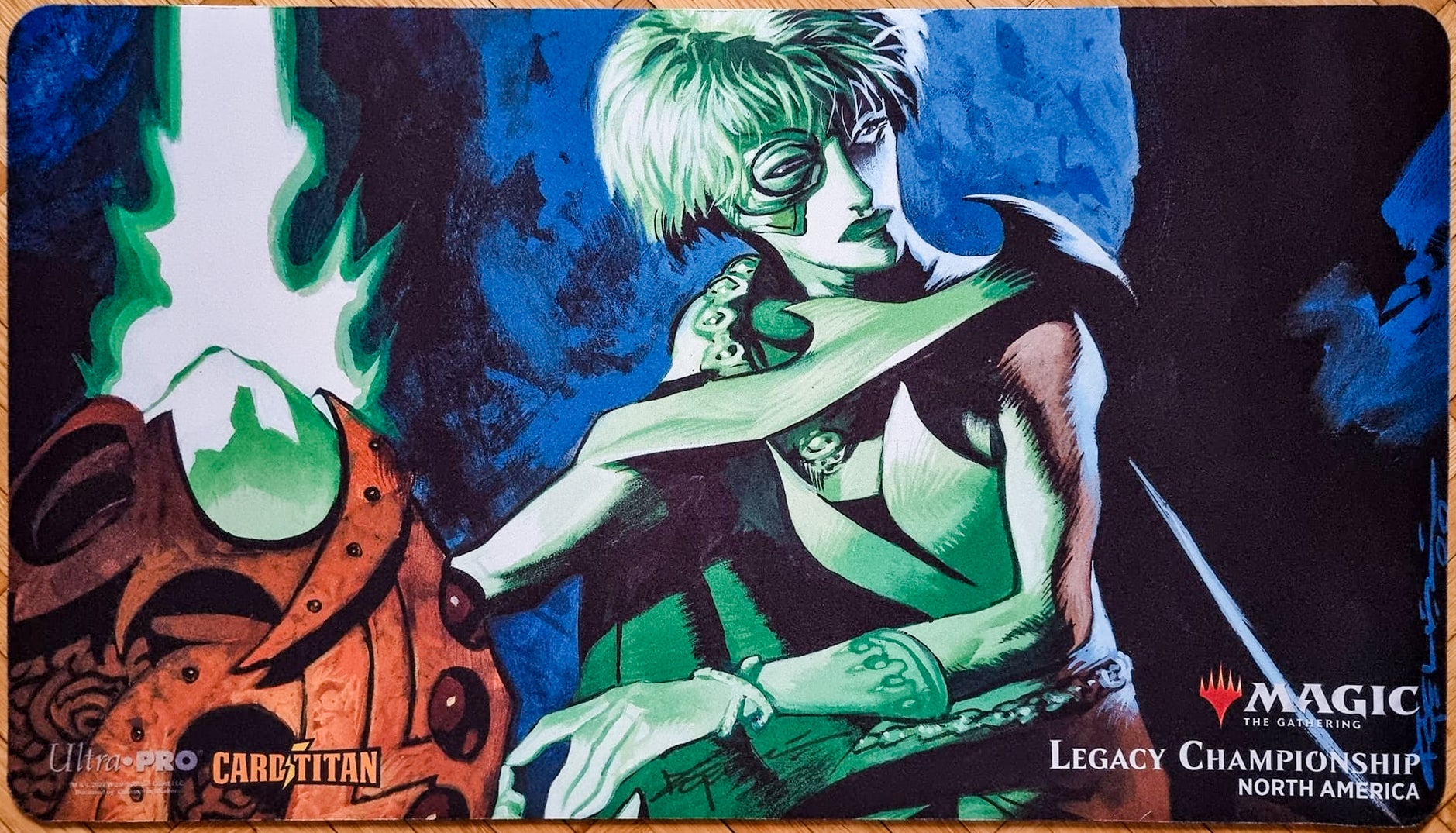 Pernicious Deed - Christopher Moeller - Eternal Weekend 2022 - Legacy Championship North America - Signed by the Artist - MTG Playmat