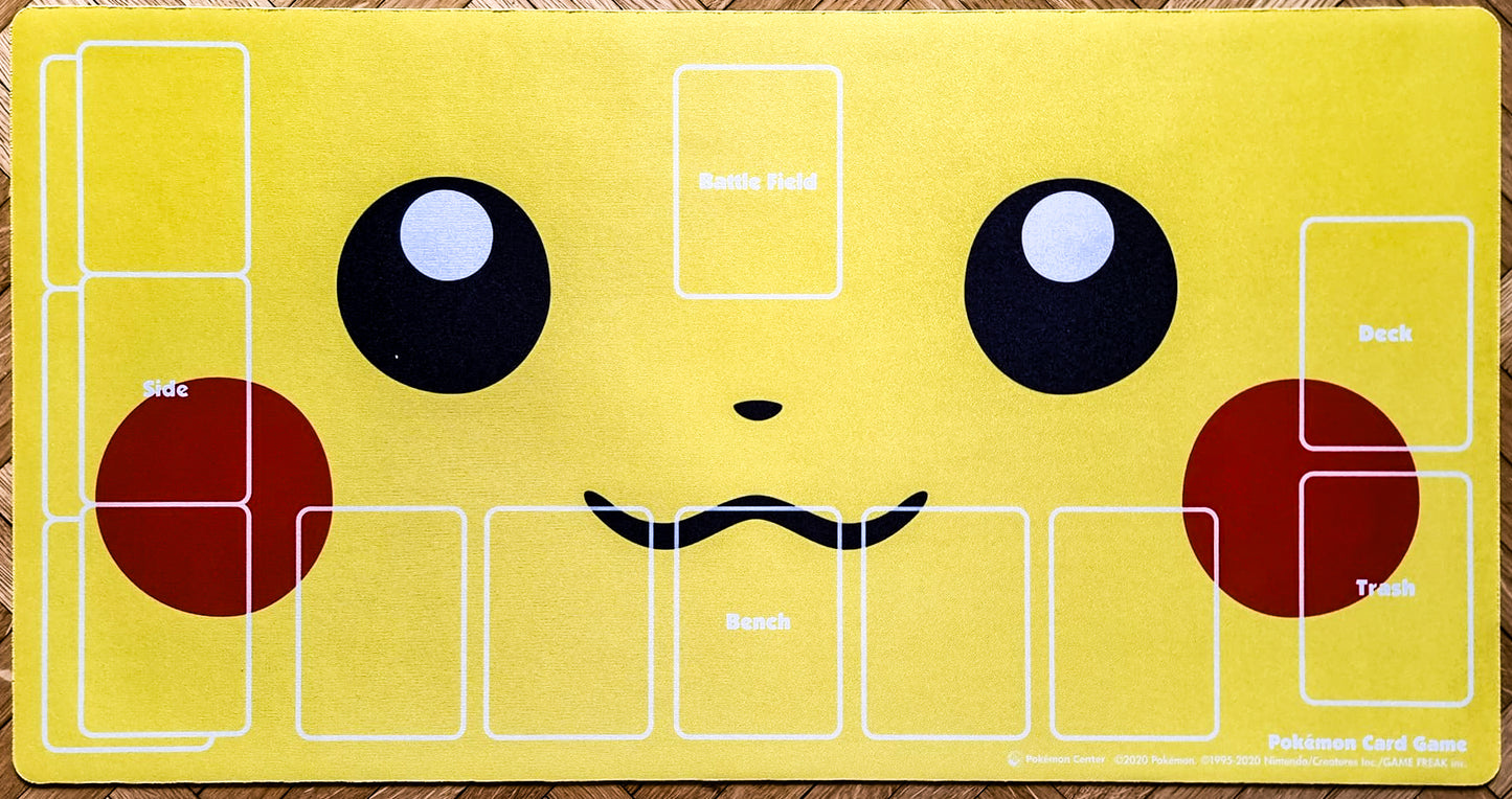 Pikachu's Face with Zones - Pokémon Playmat