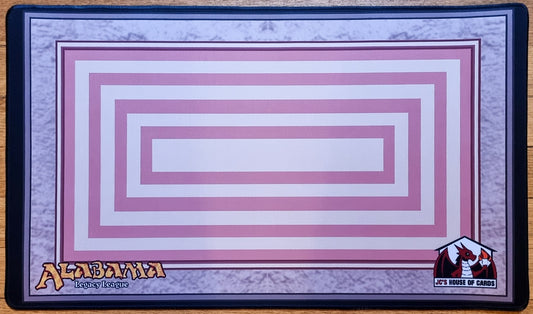 Plateau Text Box - Alabama Legacy League - JC's House of Cards - Stitched MTG Playmat