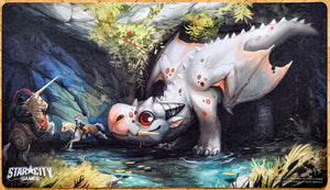 Playing with Fire - Andrea Radeck - Creature Collection - MTG Playmat