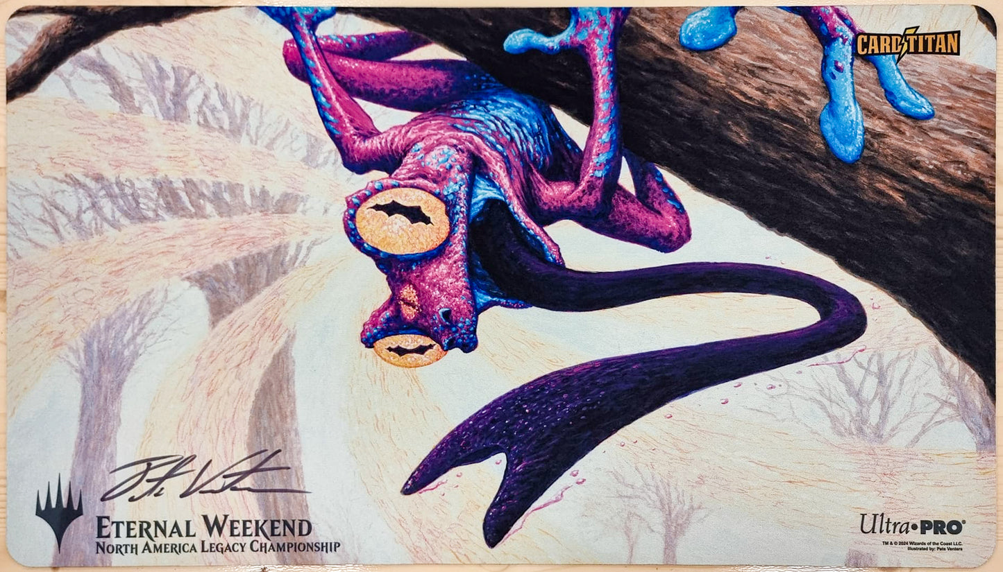 Psychic Frog - Pete Venters - Eternal Weekend Pittsburgh 2024 - North America Legacy Championship - Signed by the Artist - MTG Playmat