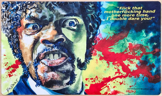 Pulp Affliction Mofo! - Ken Meyer Jr. - Signed MTG Playmat
