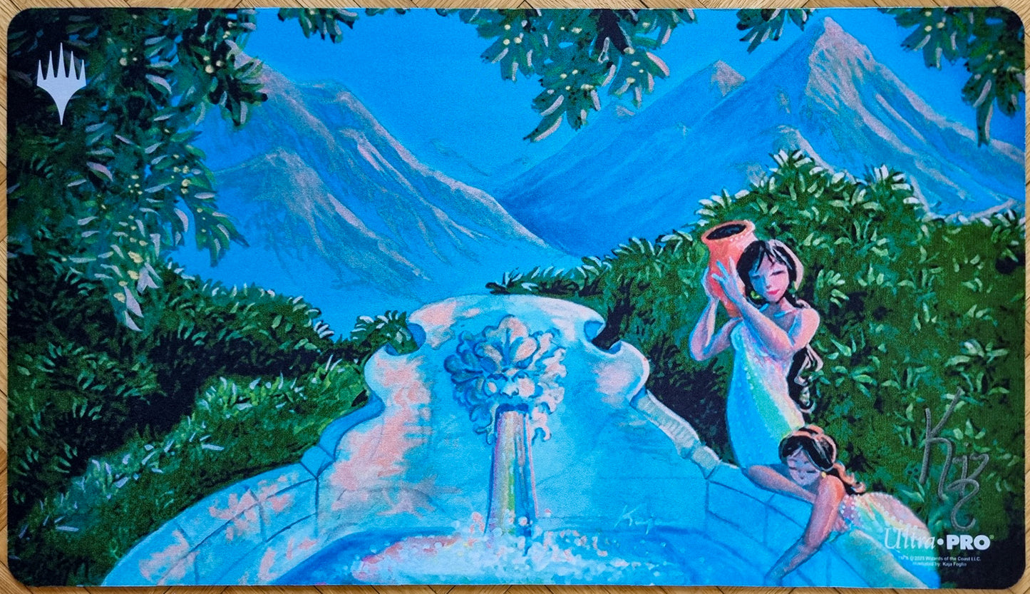 Rainbow Vale - Kaja Foglio - Signed MTG Playmat