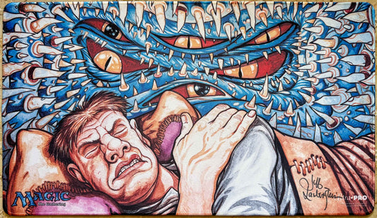 jeff laubenstein mtg cards Goblins Have More Fun. Signed Embroidered Playmat MTGPlaymats MTG Artist Shadow Signed DELUSIONS