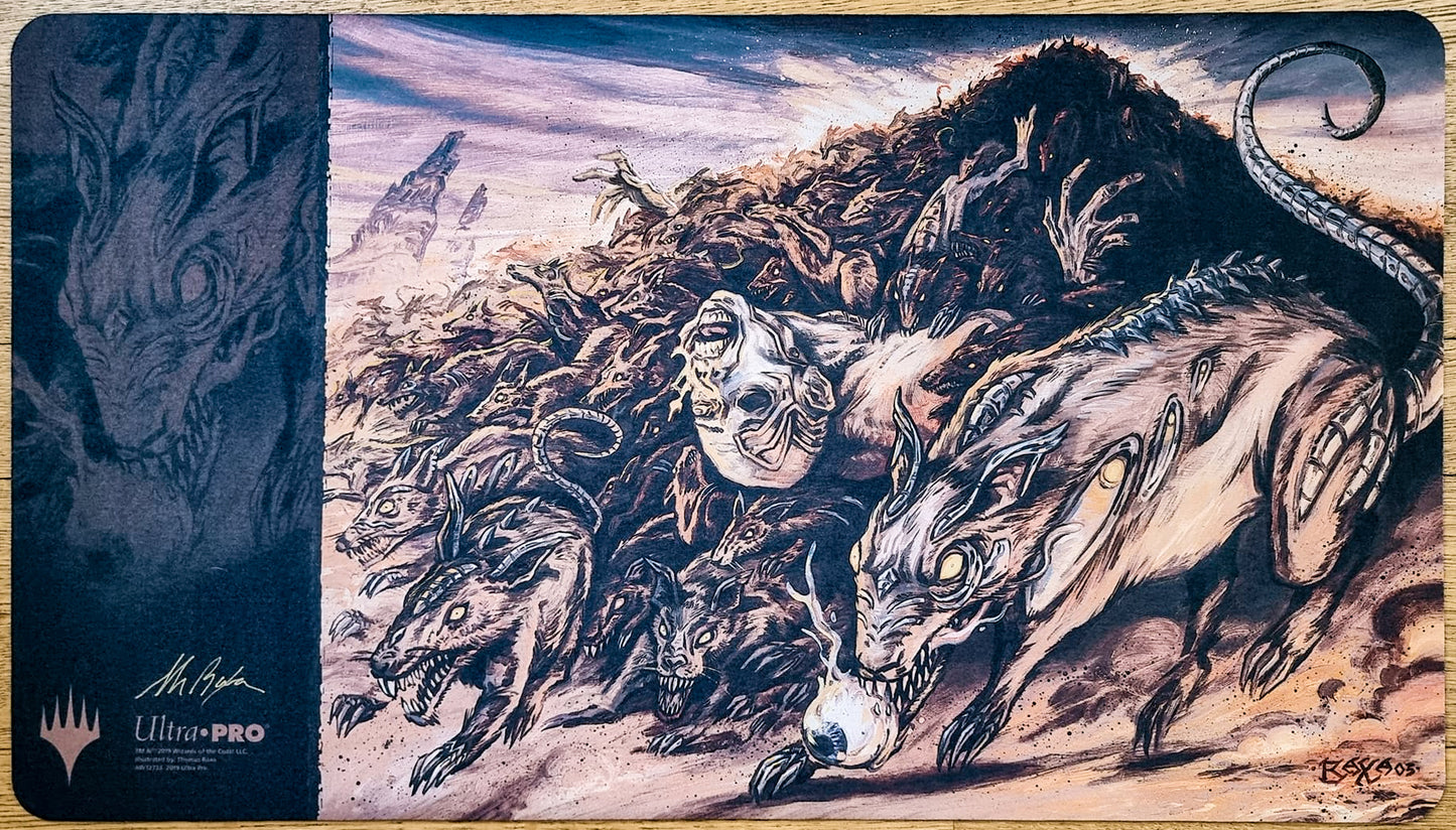 Relentless Rats - Thomas M. Baxa - Signed by Artist - MTG Playmat