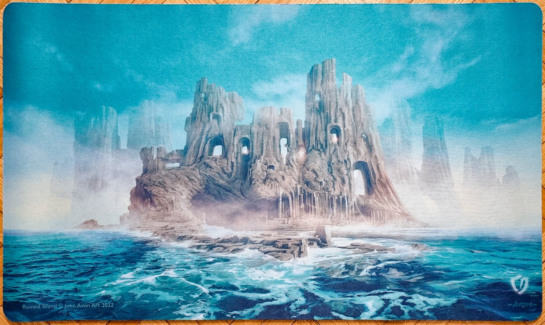 Ruined Island - John Avon - MTG Playmat