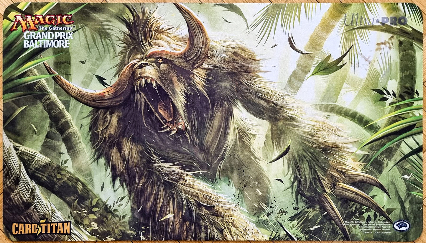 Sagu Mauler - Raymond Swanland - Grand Prix Baltimore 2014 - MTG Playmat