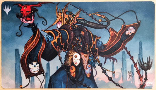 Sakashima the Impostor - rk post - Signed MTG Playmat