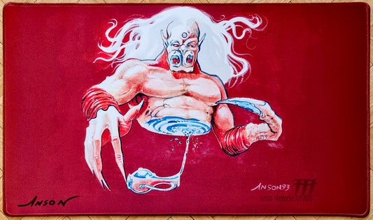Serendib Efreet - Anson Maddocks - Bordado - Firmado por el artista - Tapete de juego MTG