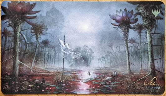 Silent Clearing - Seb McKinnon - Signed MTG Playmat