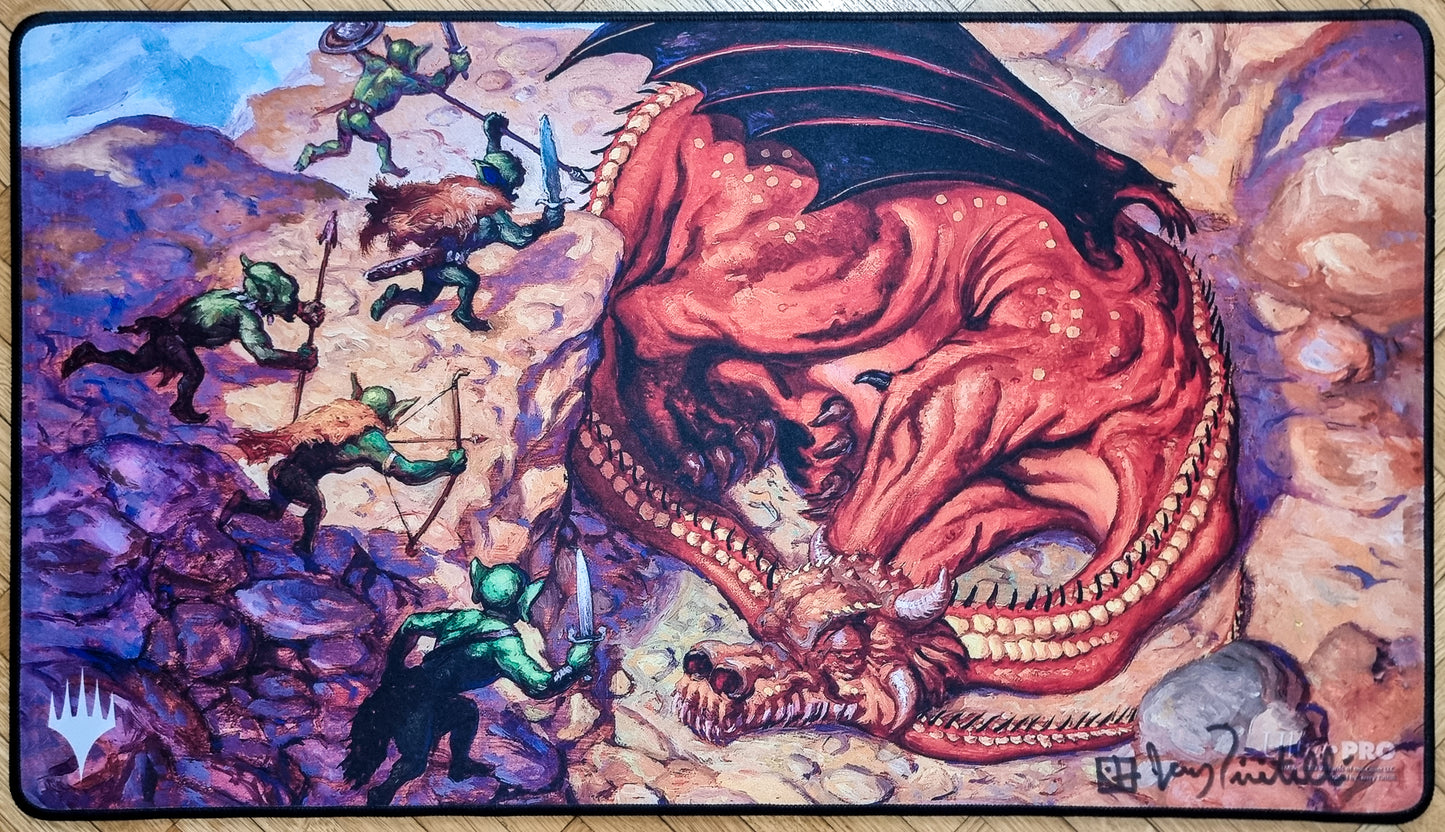 Sneak Attack - Jerry Tiritilli - Stitched & Signed MTG Playmat