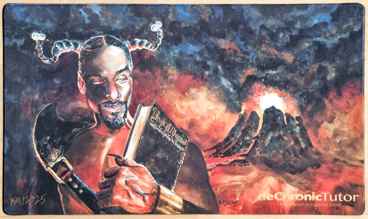 Snoop (DeChronic Tutor) - Ken Meyer Jr. - Color Stitched & Signed MTG Playmat