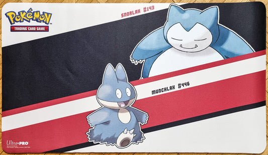 Snorlax & Munchlax - Tapete de juego estándar - Tapete Pokémon