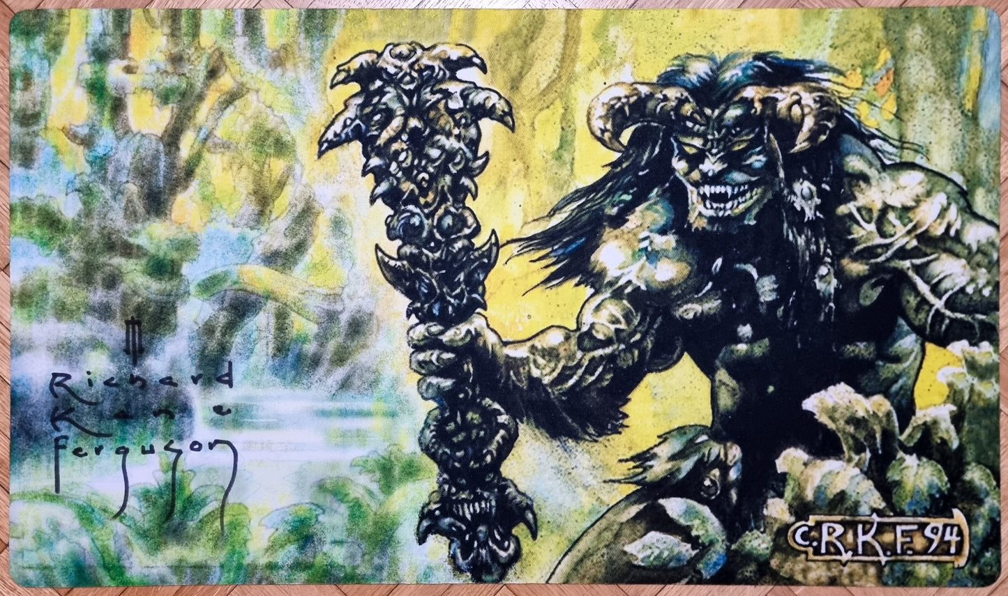 Sol'kanar the Swamp King - Richard Kane Ferguson - Signed MTG Playmat