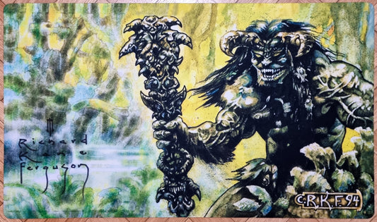 Sol'kanar the Swamp King - Richard Kane Ferguson - Signed MTG Playmat