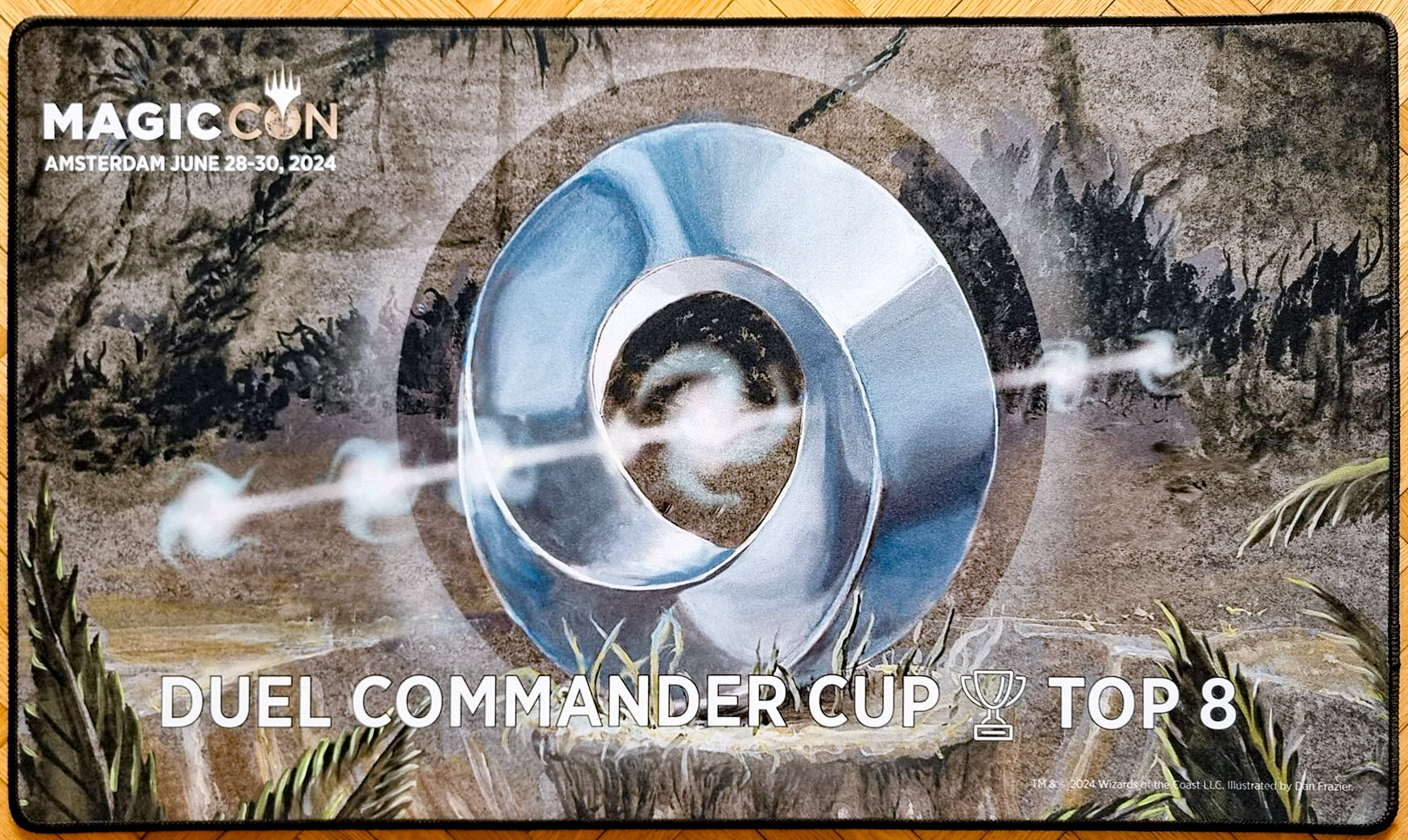 Sol Ring - Dan Frazier - MagicCon Amsterdam 2024 - Duel Commander Cup Top 8  - Embroidered - MTG Playmat