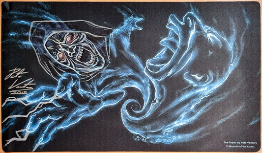 The Abyss - Pete Venters - Sketched [Version 7] - Signed by the Artist - MTG Playmat