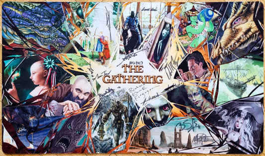 The Gathering: Reuniting Pioneering Artists of Magic - Signed MTG Playmat