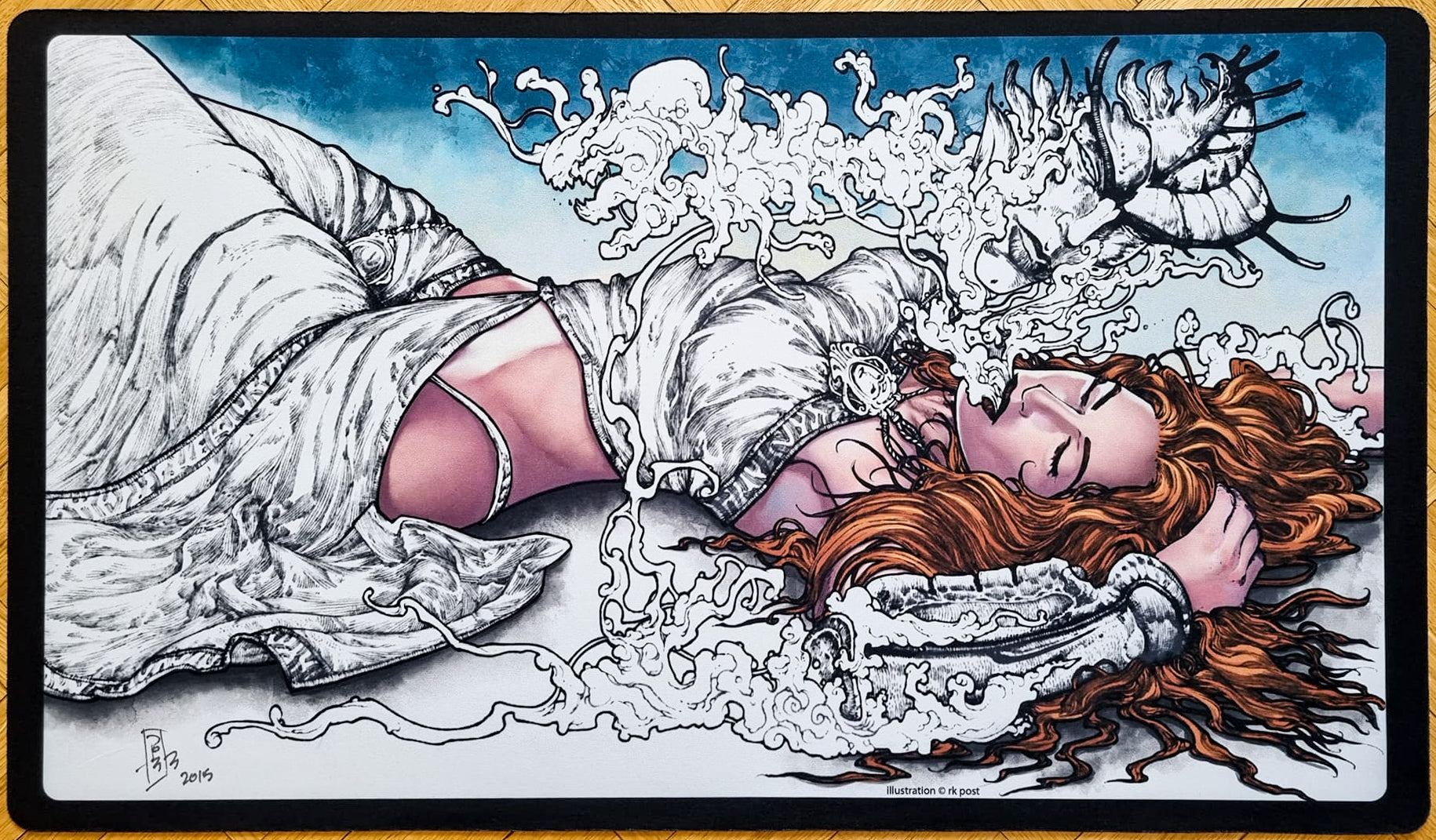 The Kiss - rk post - Signed by the Artist - MTG Playmat