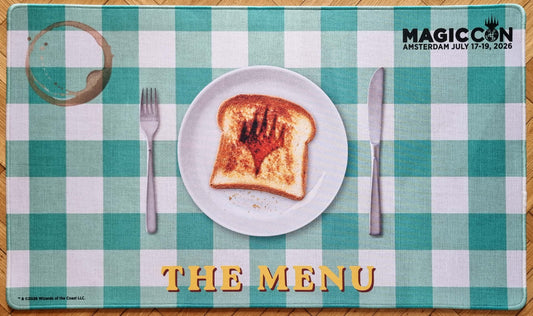 Magic: The Menu - Brian David-Marshall - MagicCon Amsterdam 2026 - Stitched MTG Playmat