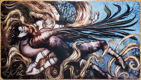 The Poet and the Faerie Queen - Rebecca Guay & Seb McKinnon - Signed MTG Playmat