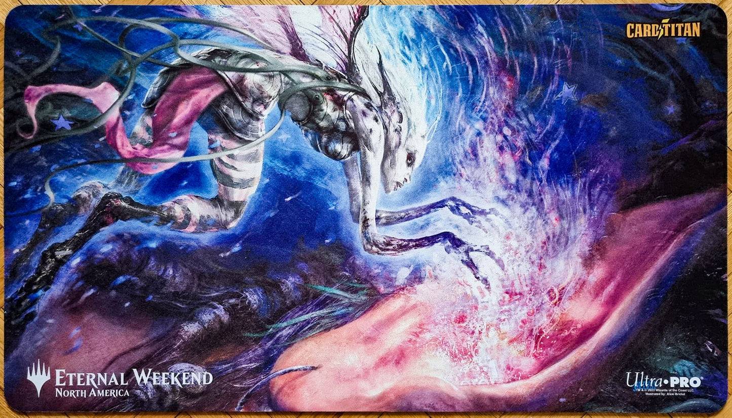 Thoughtseize - Aleksi Briclot - Eternal Weekend North America 2023 VIP Badge - MTG Playmat