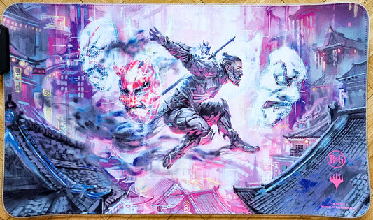 Thousand-Faced Shadow - Ekaterina Burmak - Embroidered - MTG Playmat