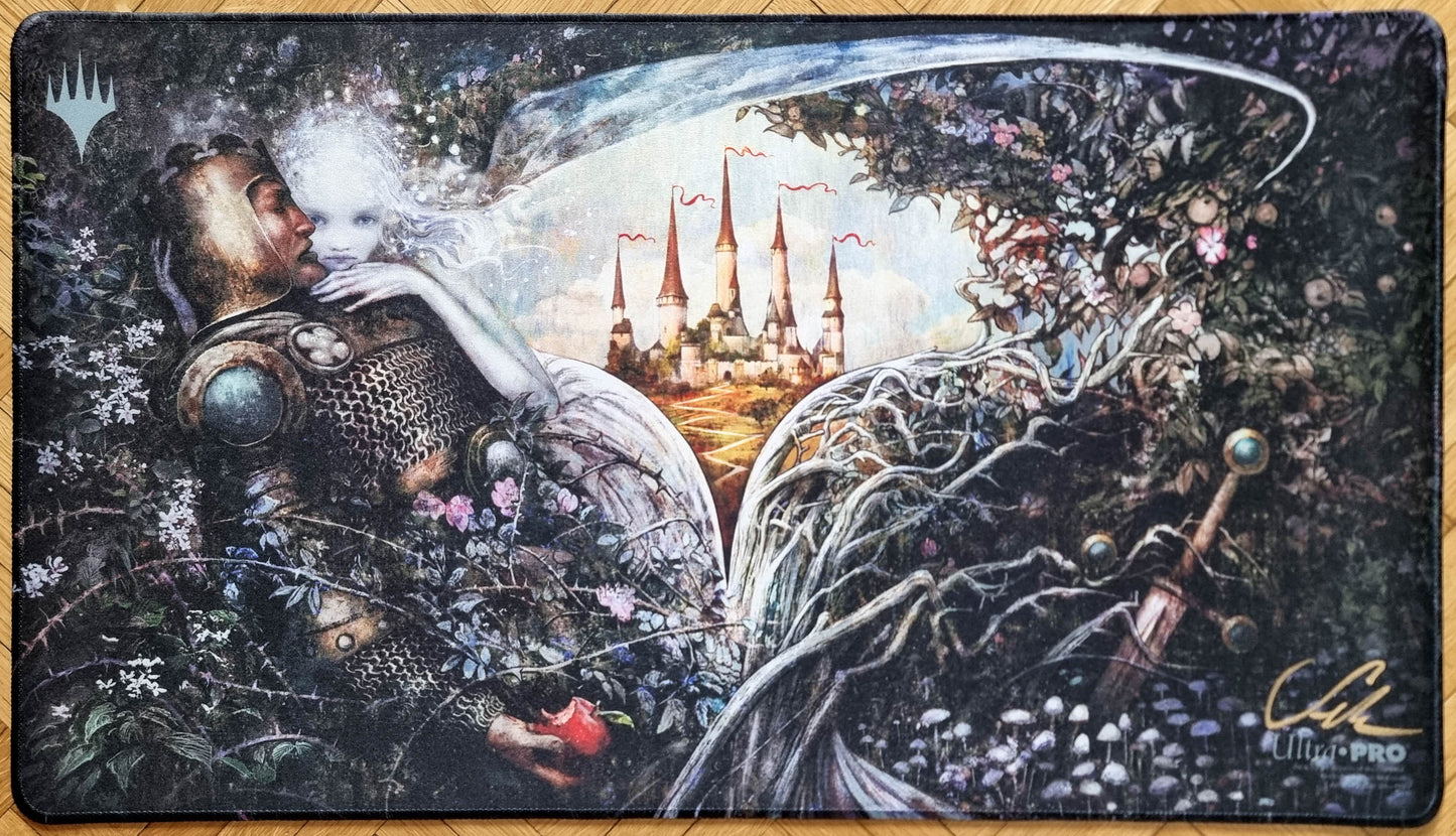 Throne of Eldraine Key Art - Seb McKinnon - Stitched & Signed MTG Playmat