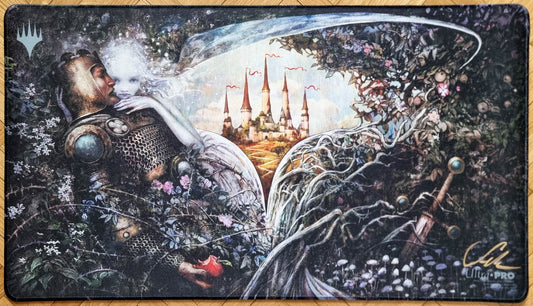 Throne of Eldraine Key Art - Seb McKinnon - Stitched & Signed MTG Playmat