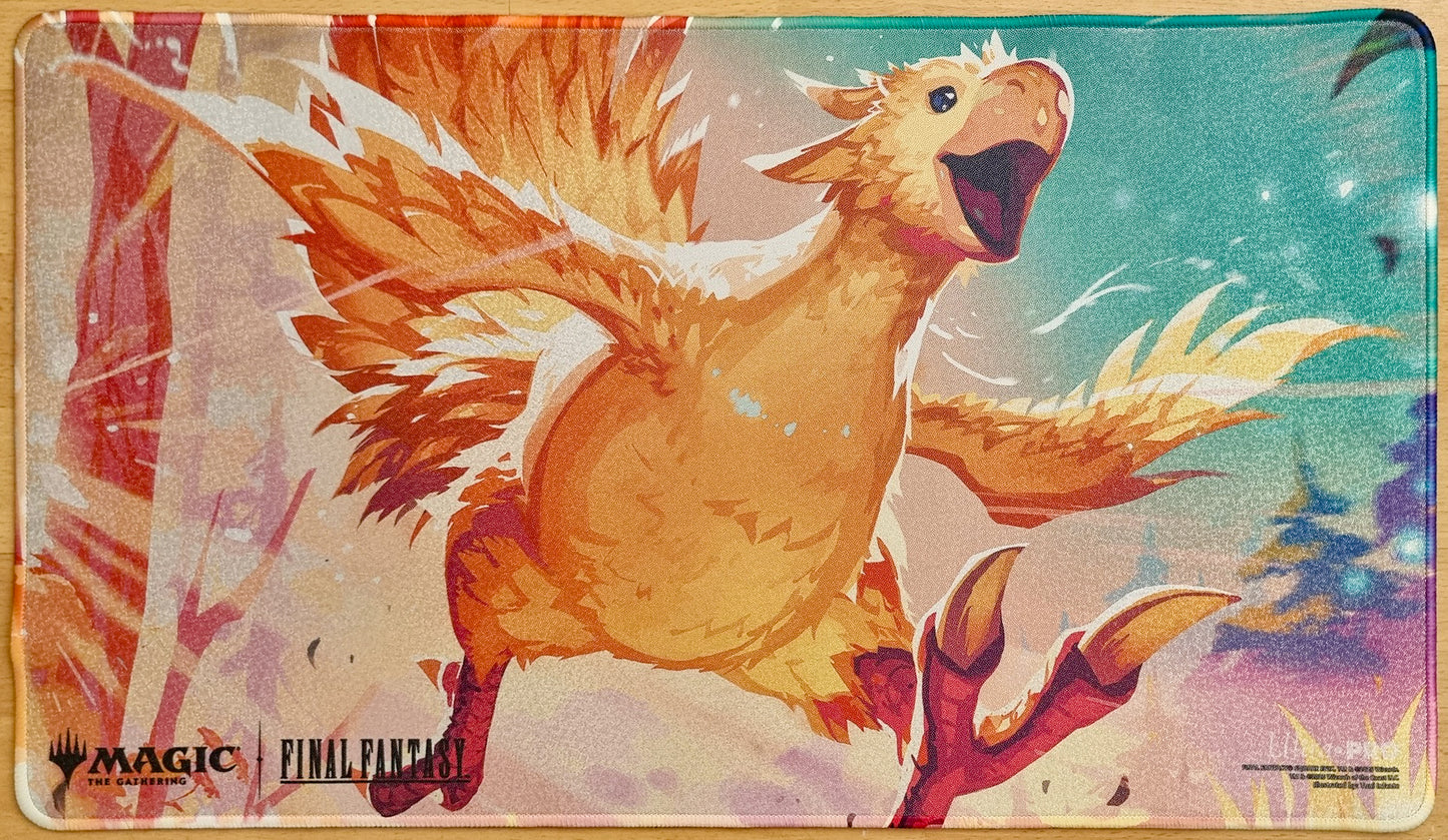 Traveling Chocobo - Toni Infante - Final Fantasy - Holofoil - MTG Playmat