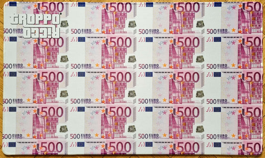 Tropporicco® - 500€ Bills - Stitched MTG Playmat
