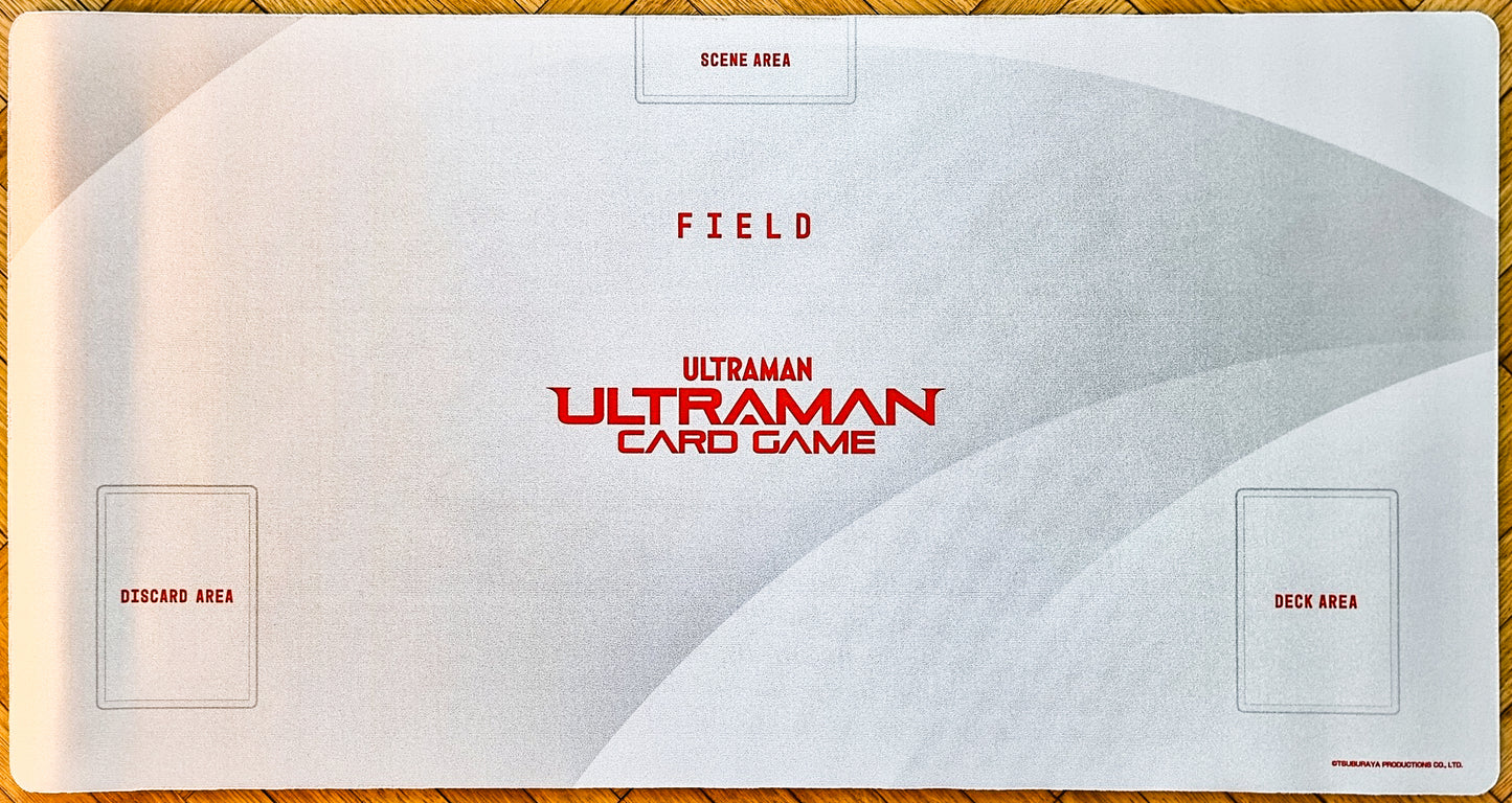 Ultraman Card Game Official Playmat White - Ultraman Playmat