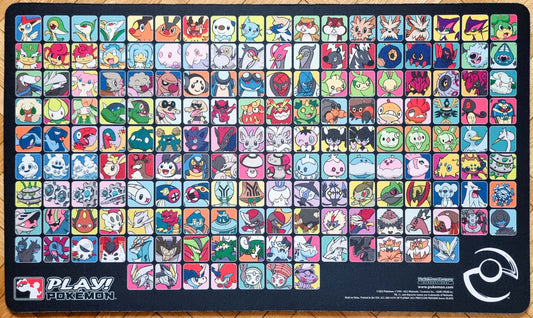 Professor Program Unova (Generation V) Black - Pokémon Playmat