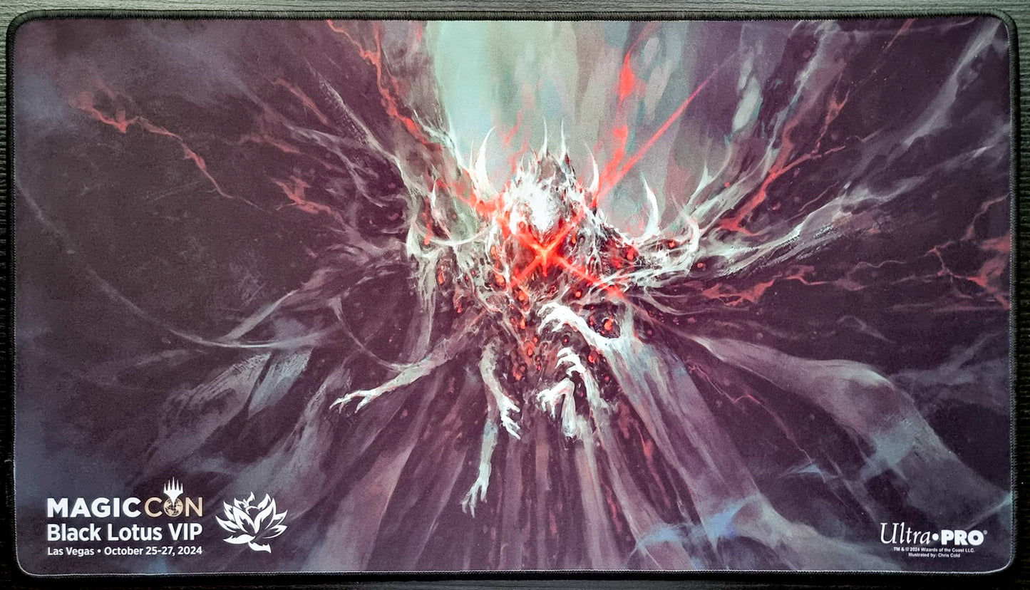 Valgavoth, Harrower of Souls - Chris Cold - MagicCon Las Vegas 2024 [Black Lotus VIP] - Embroidered - MTG Playmat