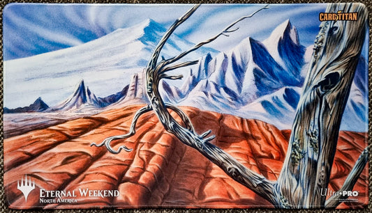 Wasteland - Una Fricker - Eternal Weekend Pittsburgh 2024 - VIP Playmat - Embroidered - MTG Playmat