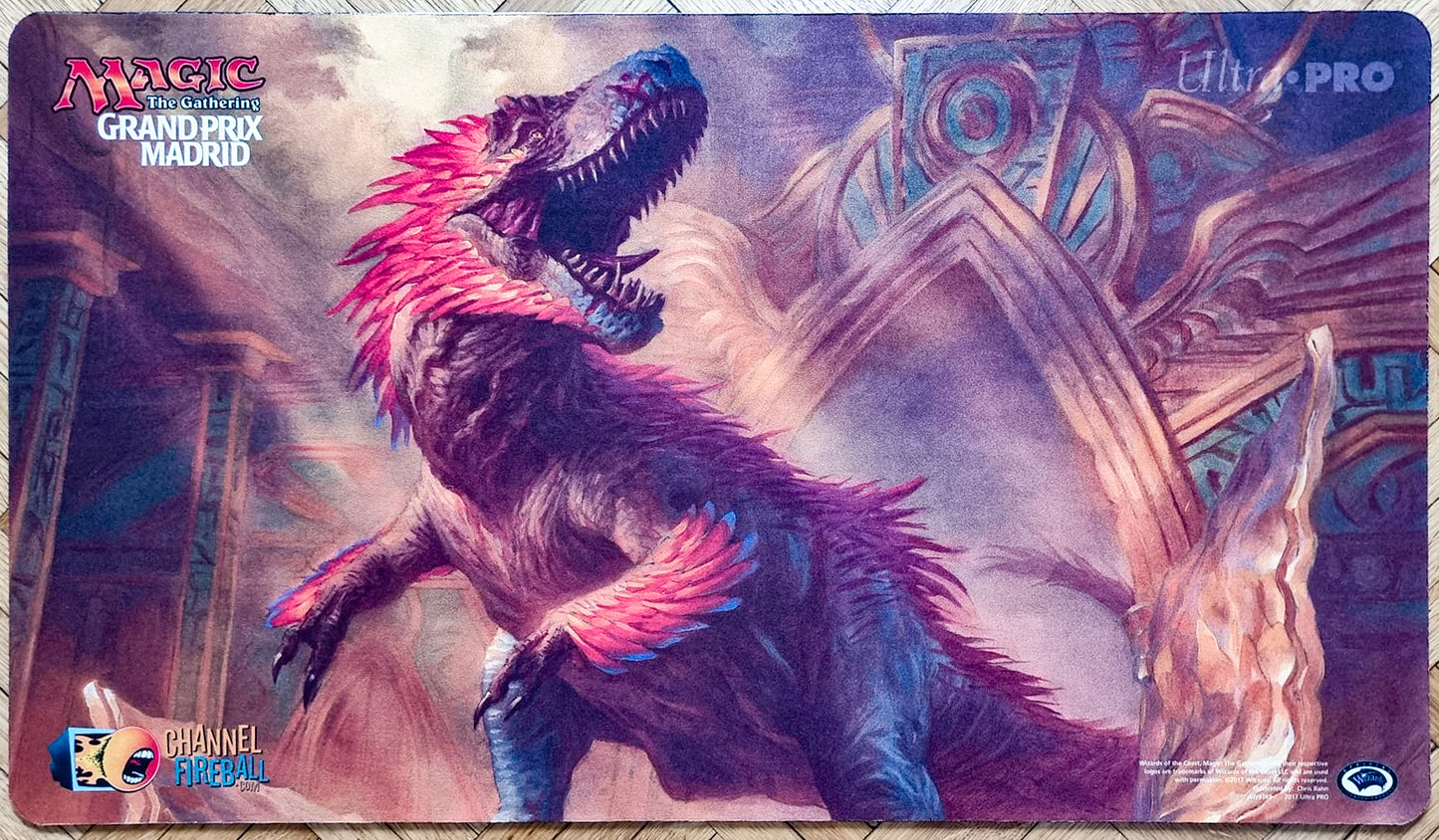 Wayward Swordtooth - Chris Rahn - Grand Prix Madrid 2018 - MTG Playmat